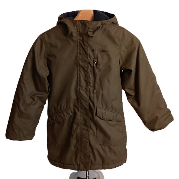 Columbia Girls Suttle Mountain Long Insulated Winter Jacket Size Small 7/8 - Picture 1 of 15